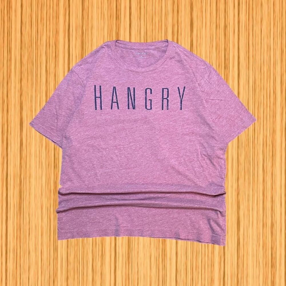 Banana Republic "HANGRY" Funny Food Statement Graphic T-Shirt